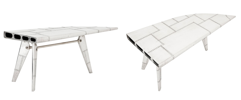 Illustration for article titled 13 Designs That Bring Reclaimed Airplane Parts Into Your Home